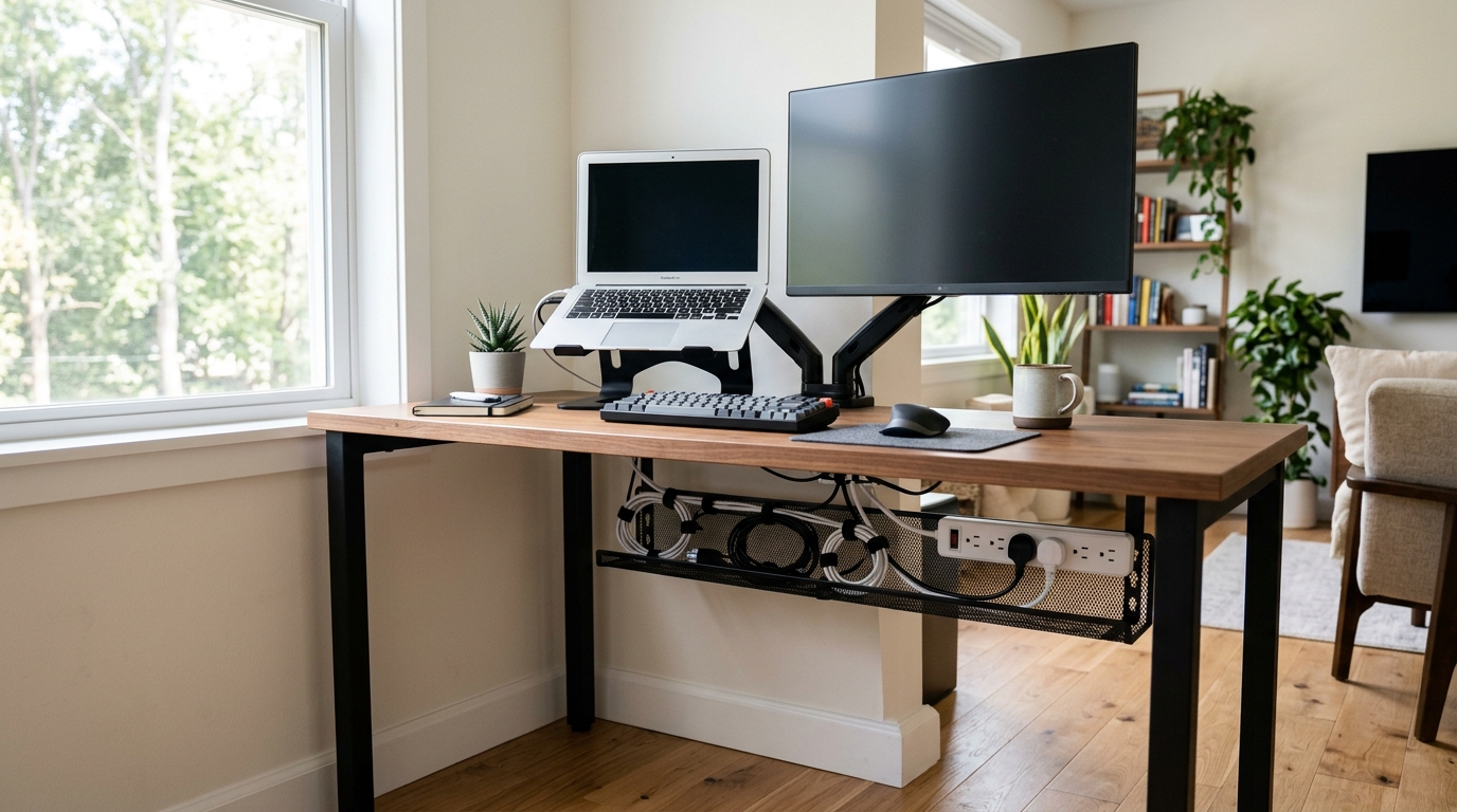 Cable Management for Small Desks: How to Hide the Mess in Under an Hour (2026)