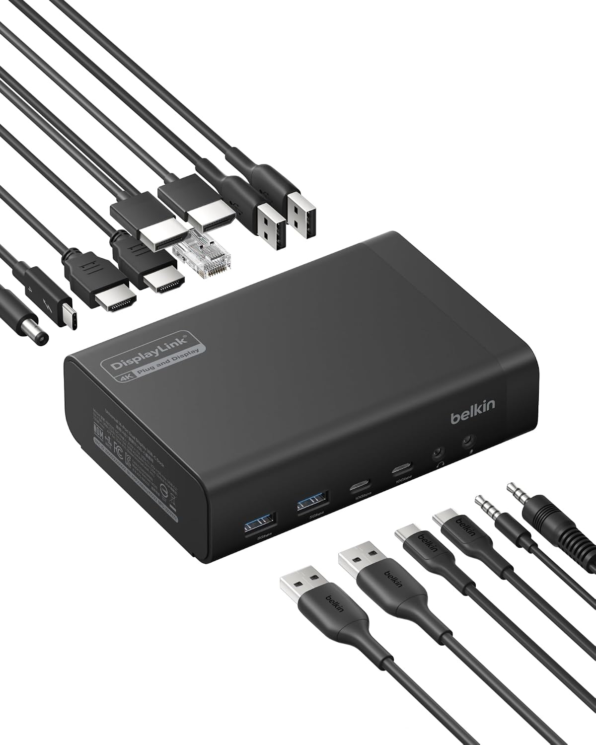 Belkin DisplayLink Dual Display docking station for dual monitor MacBook setups