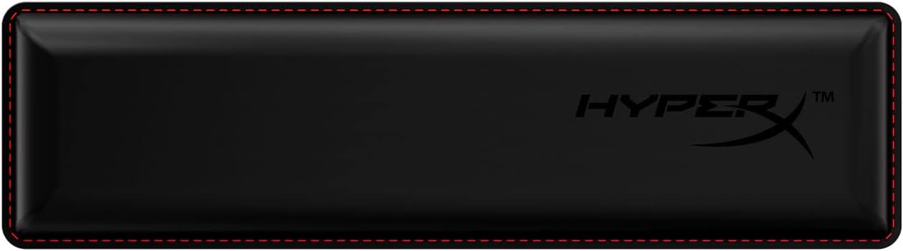 HyperX Wrist Rest Full Size in black with cooling gel memory foam padding