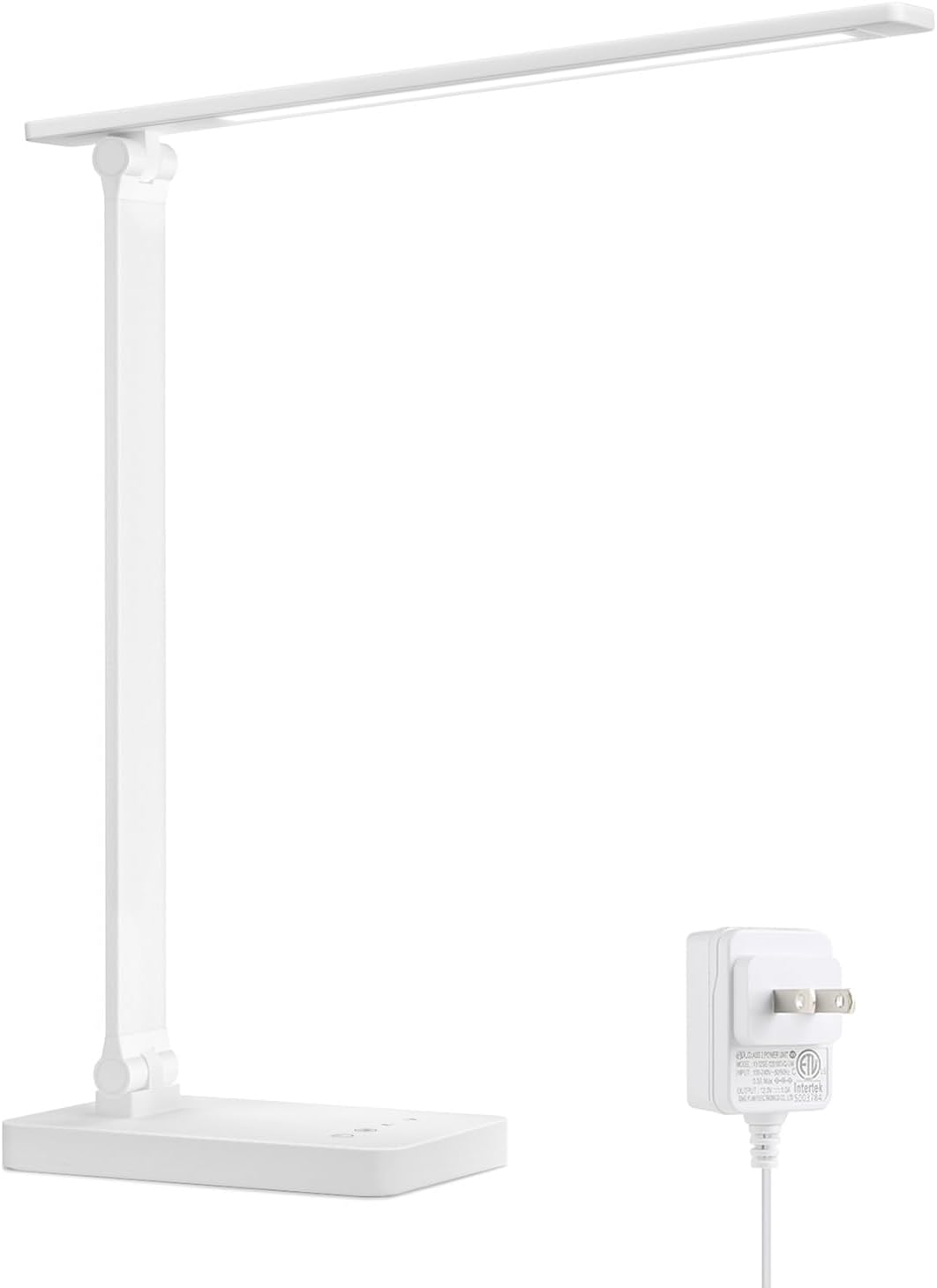 Lepro 9.5W LED desk lamp with white metal body