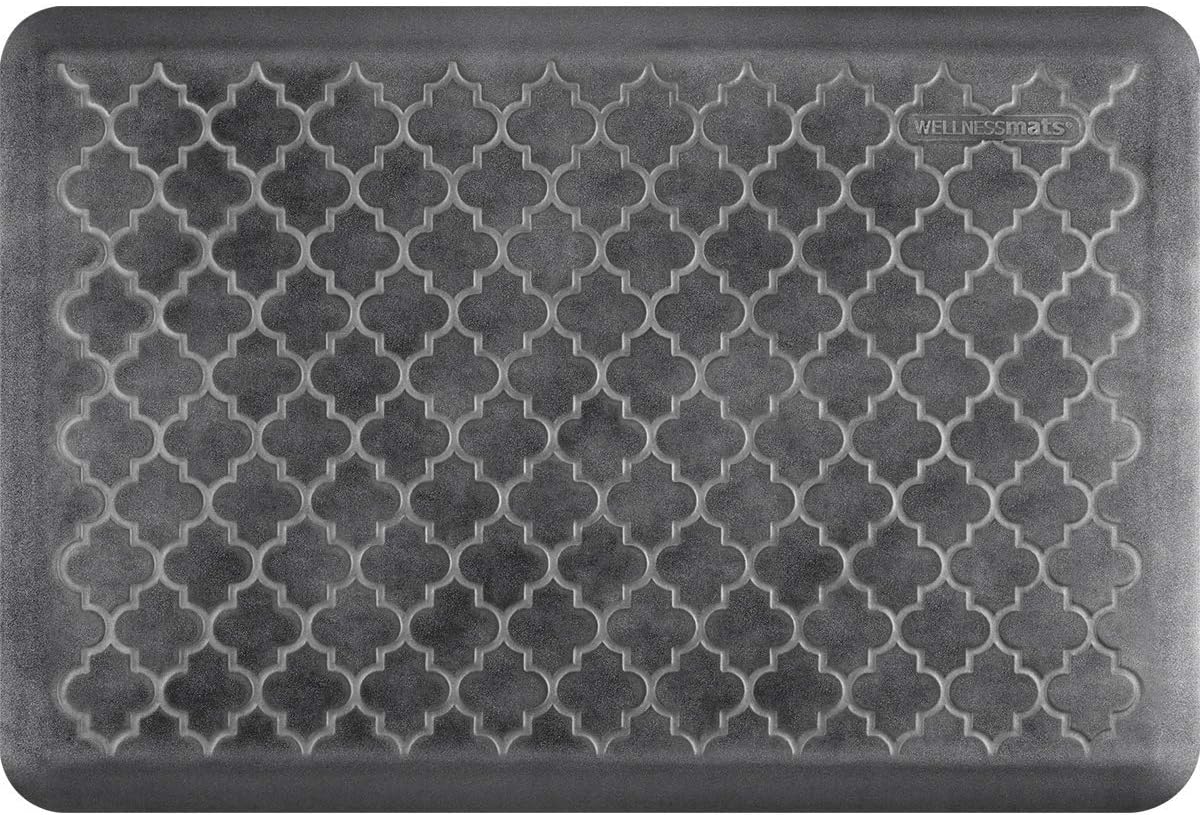 WellnessMats Trellis anti-fatigue mat with a molded lattice-texture surface viewed from above