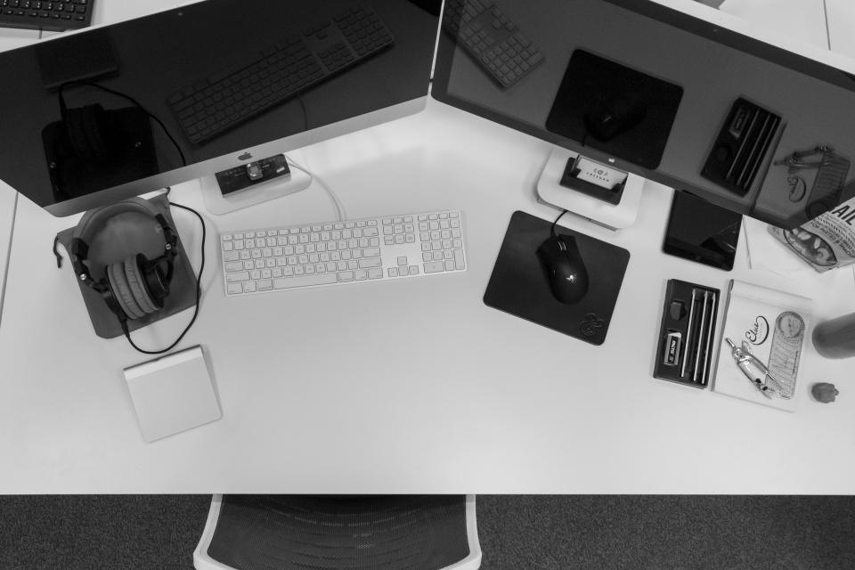 Add Drawer to Standing Desk: 4 Screw-In Storage Drawers