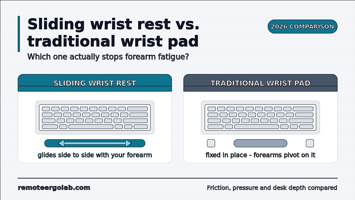 DeltaHub Carpio vs Wrist Rest: Sliding or Stationary Pad?